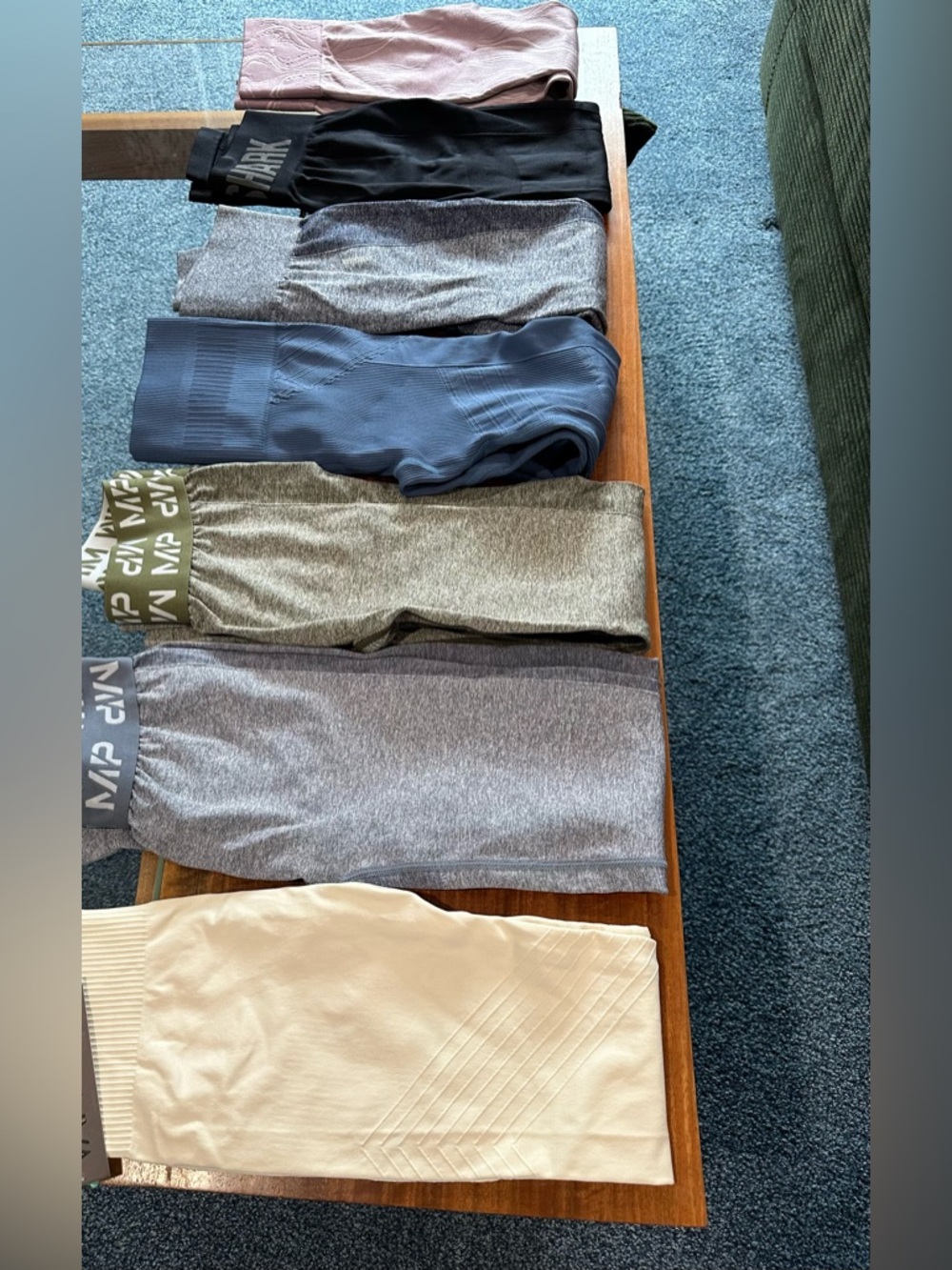 7 Assorted women’s size small Active Leggings - Multiple Colors